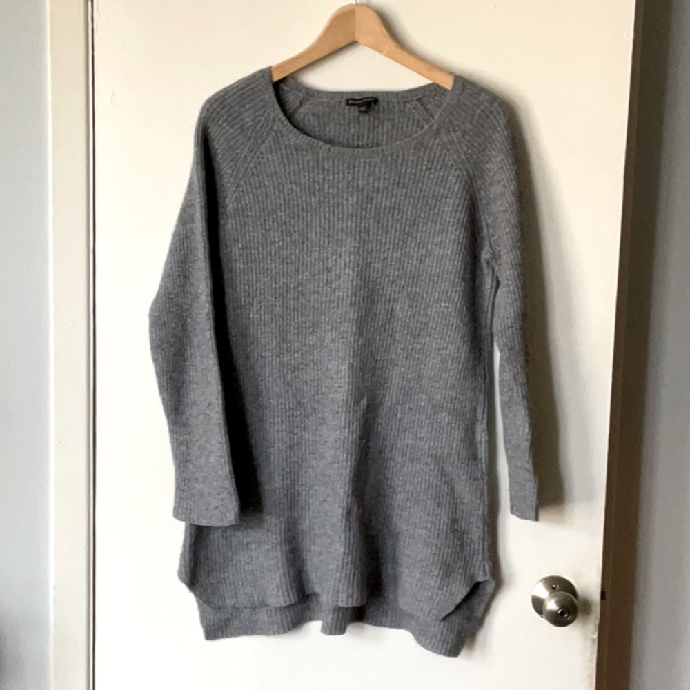 Eileen Fisher Grey Wool Sweather
